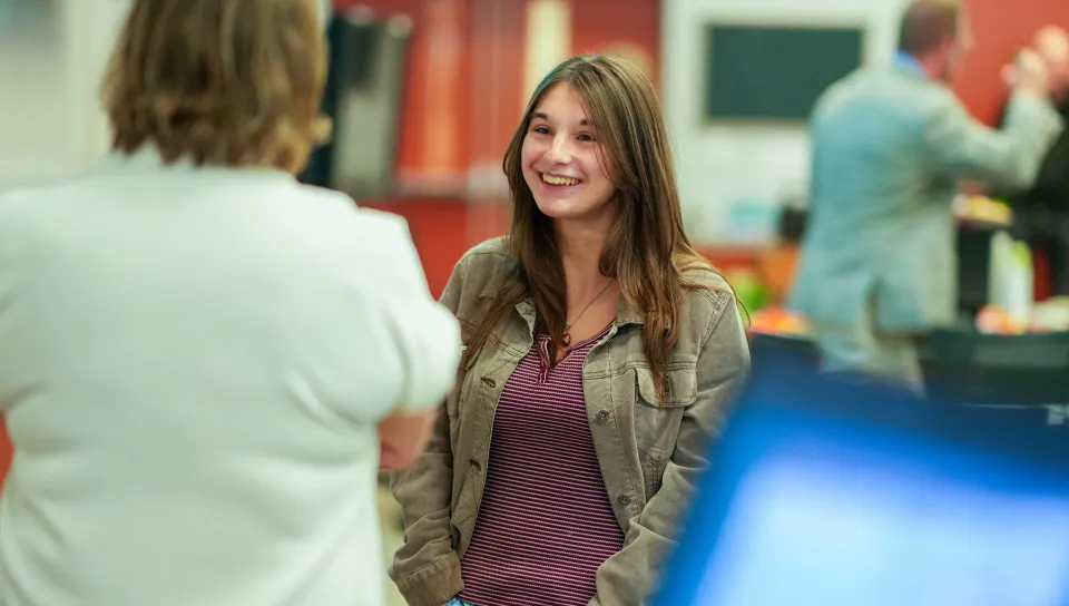Ocean historian Helen M. Rozwadowski’s, Ph.D., explained in the Connections Lecture how history can be a powerful tool in helping to save the oceans. 