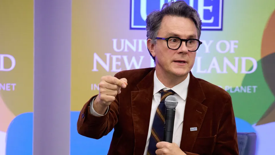 William G. Howell speaks during the President's Forum panel