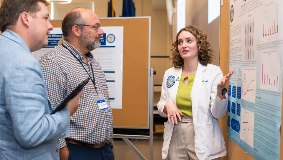 UNE medical school students participate in robust annual fall research symposium