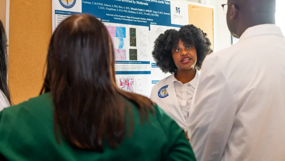 UNE medical school students participate in robust annual fall research symposium