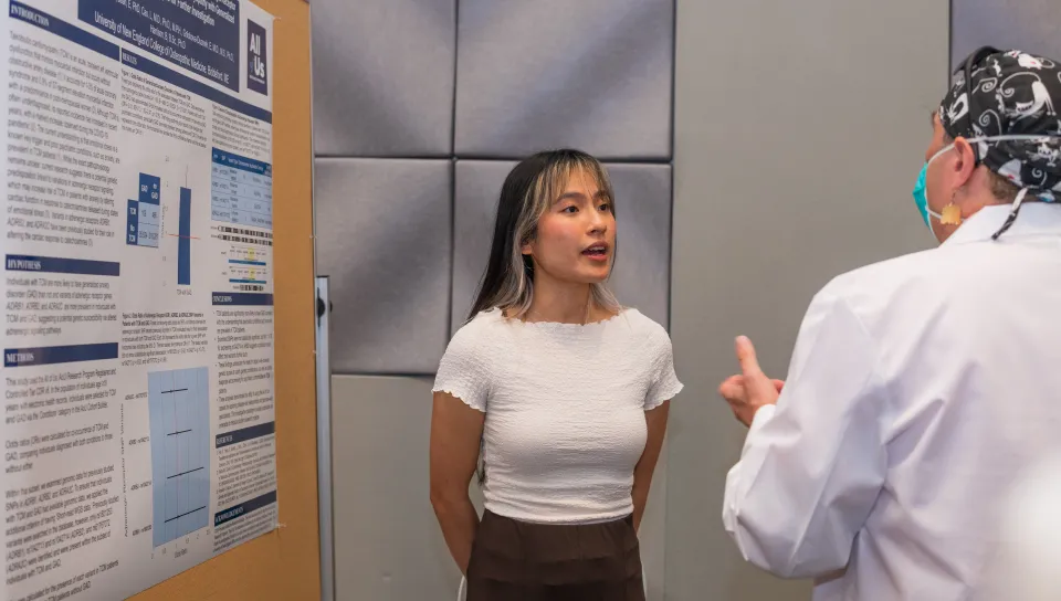 UNE medical school students participate in robust annual fall research symposium 