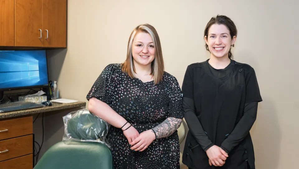 A dental practice in western Maine, comprised entirely of UNE graduates, leads the future of rural care 