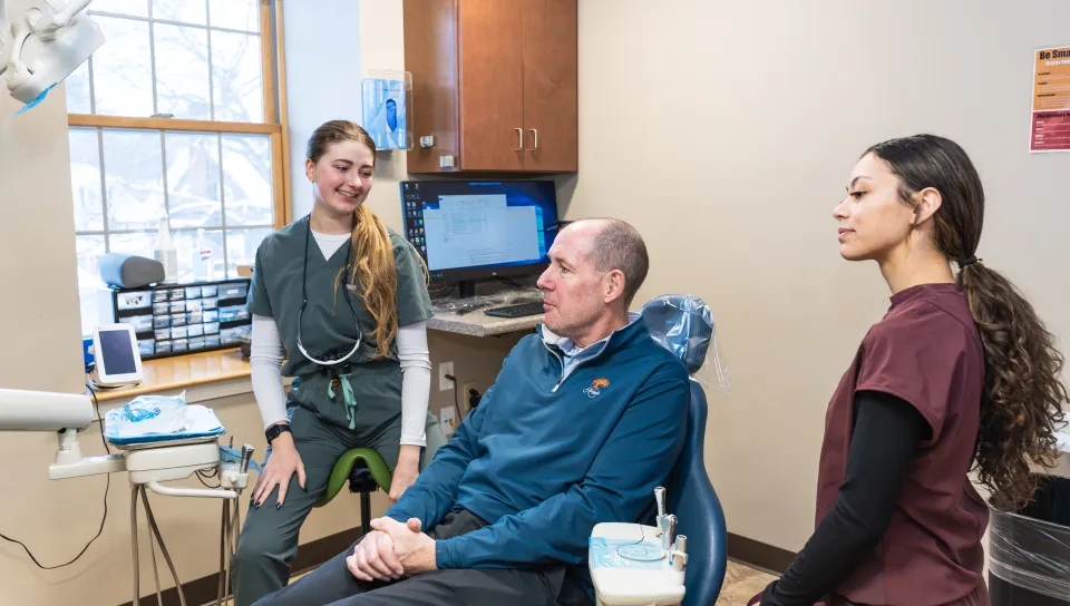 A dental practice in western Maine, comprised entirely of UNE graduates, leads the future of rural care 
