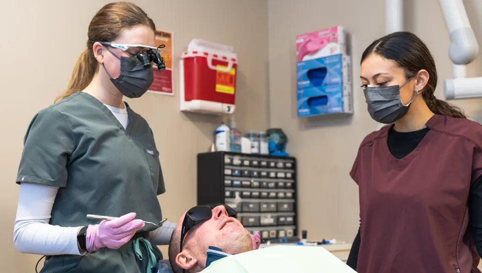 A dental practice in western Maine, comprised entirely of UNE graduates, leads the future of rural care 