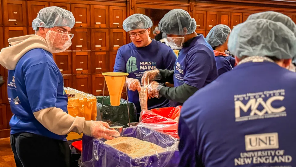 UNE, Maine Masons partner to deliver 50,000 meal kits to those in need statewide
