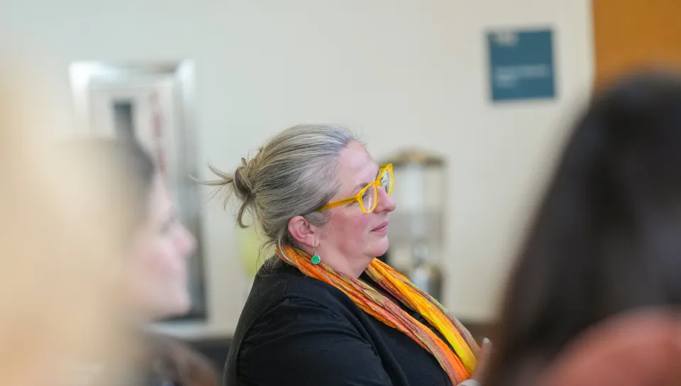 Gwendolyn Mahon in the audience at the Spark Event