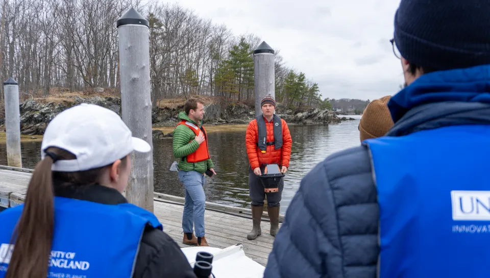 UNE students track coastal currents, aided by technology from Portland start-up