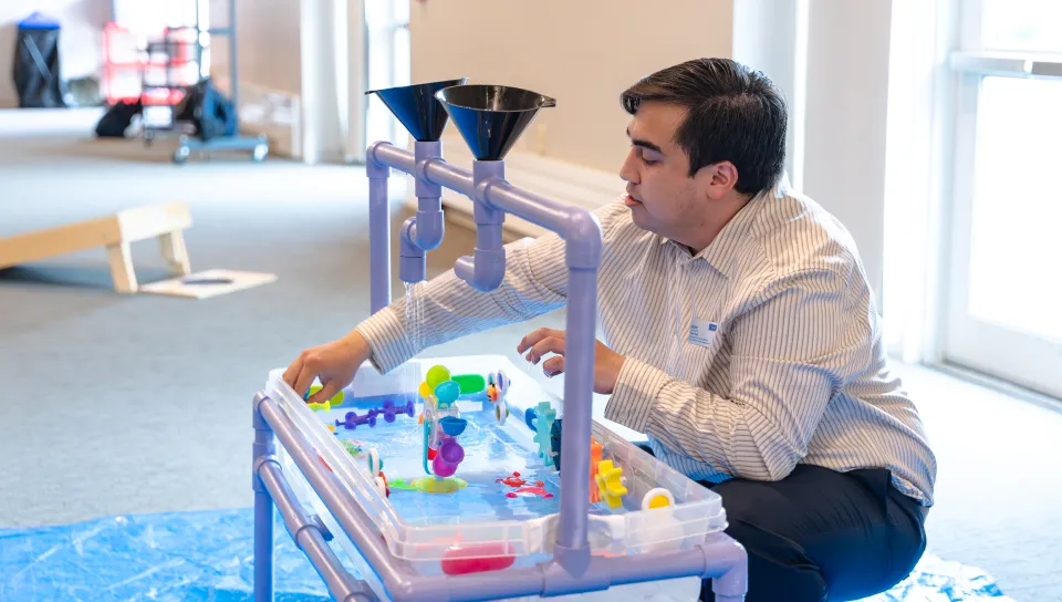 UNE occupational therapy students showcase real-world adaptive designs for children with disabilities