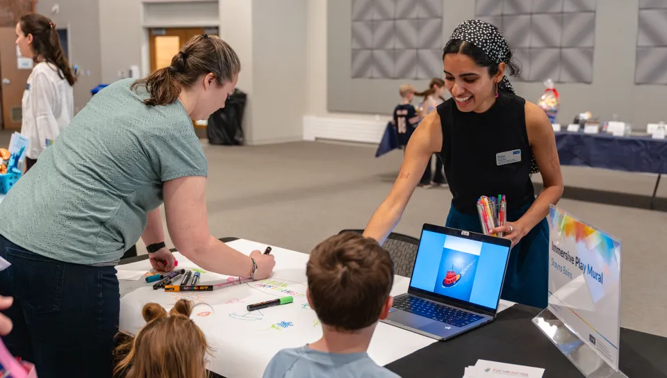 UNE occupational therapy students showcase real-world adaptive designs for children with disabilities