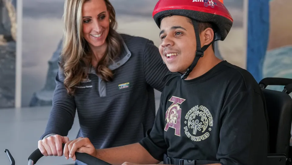 UNE students foster mobility access for locals with disabilities at adaptive bicycle fitting