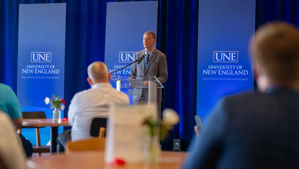       UNE advances food-allergy safety with rollout of emergency epinephrine lockers at community awareness event