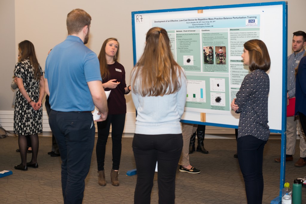 DPT program students share projects in the UNE physical therapy degree program in Maine.