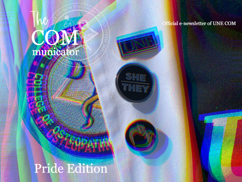 Cover for The COMmunicator 2022 pride edition