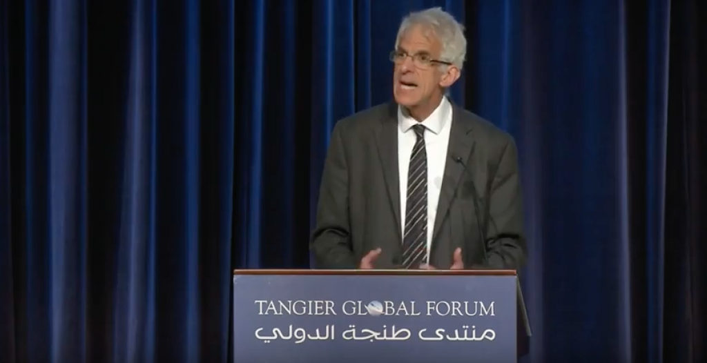 Robert Zaretsky giving Tangier Global Forum lecture