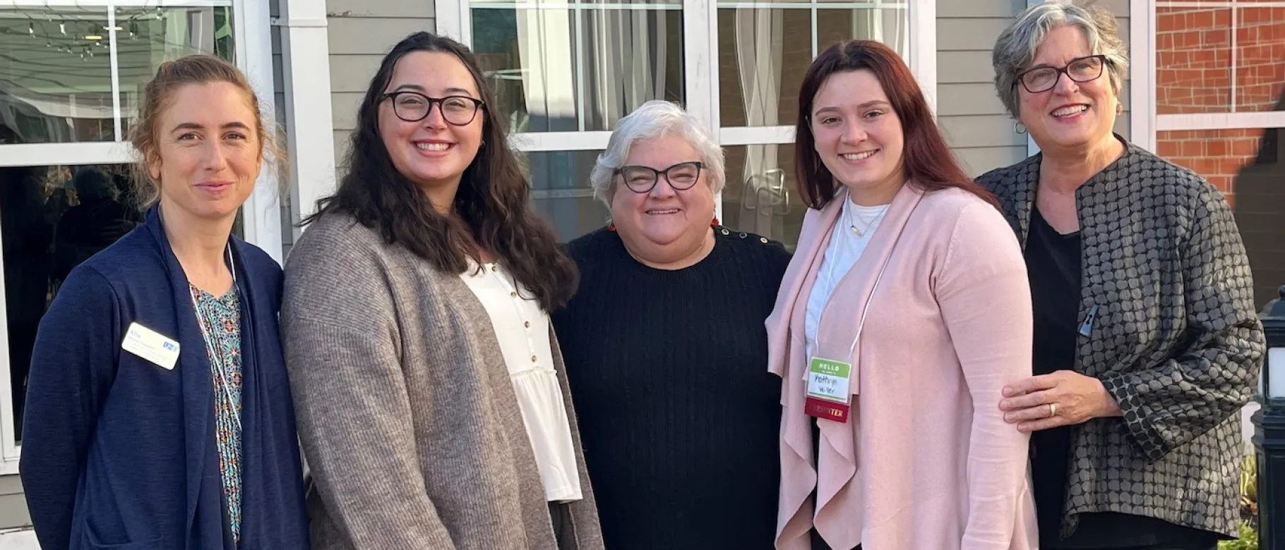 UNE representatives at OT conference