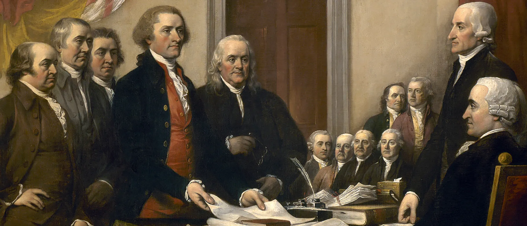 Painting of Founding Fathers