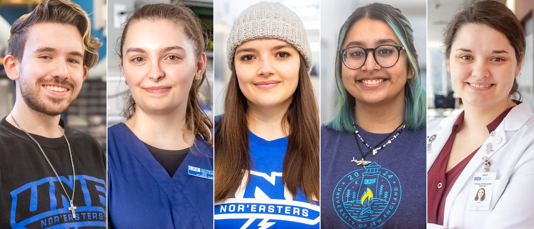 A collage of student portraits