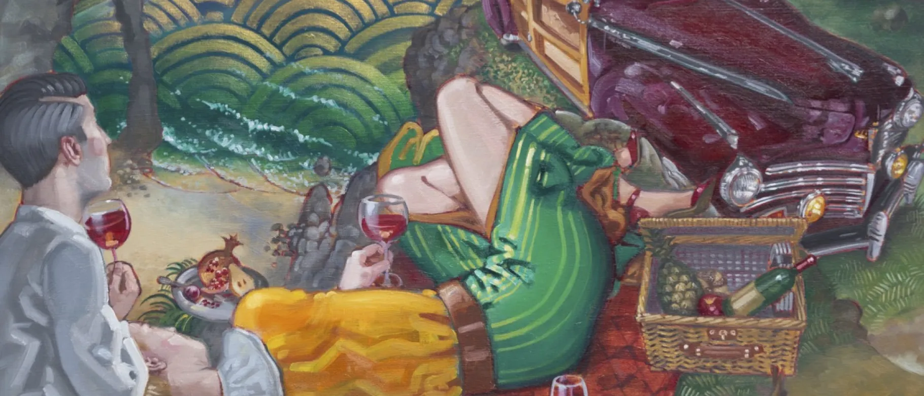 UNE Campus Center now displaying painting by Anne-François de Serilly