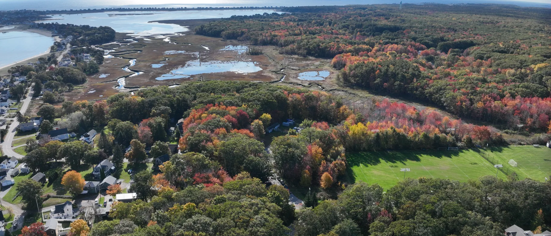A recently published study by a team of UNE researchers and collaborators — led by an undergraduate first-author — underscored the need for salt marsh restoration in the face of a changing climate.