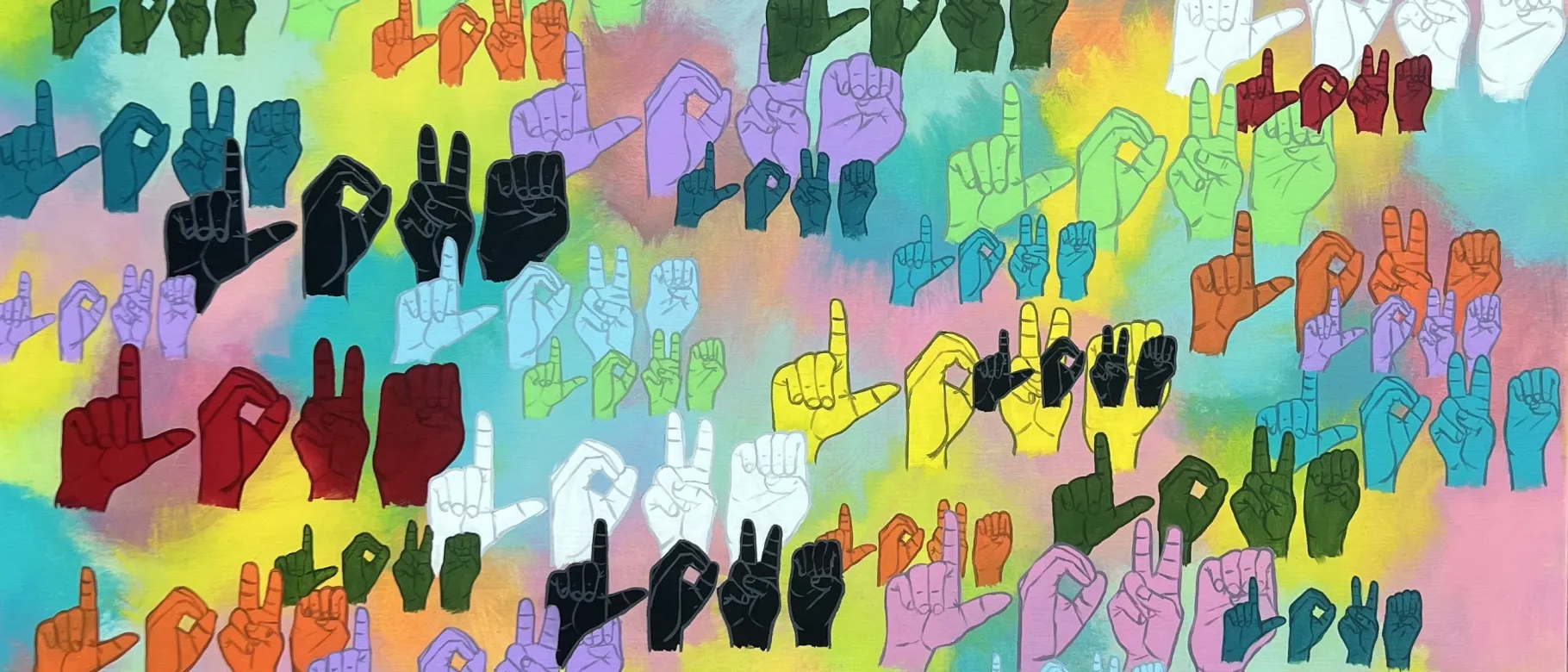   UNE Art Gallery show honors Deaf community and victims of the Lewiston shootings