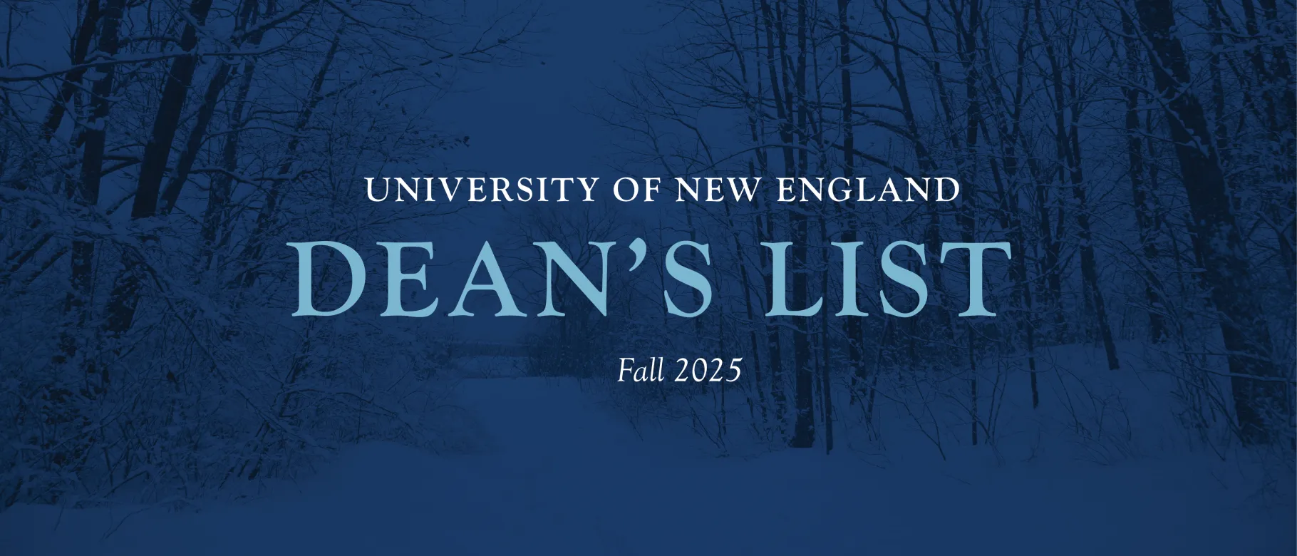 Dean's List Fall 2025