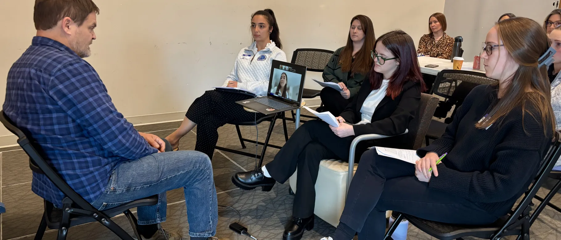 UNE health professions students deepen understanding of eating-disorder care in real-life simulations