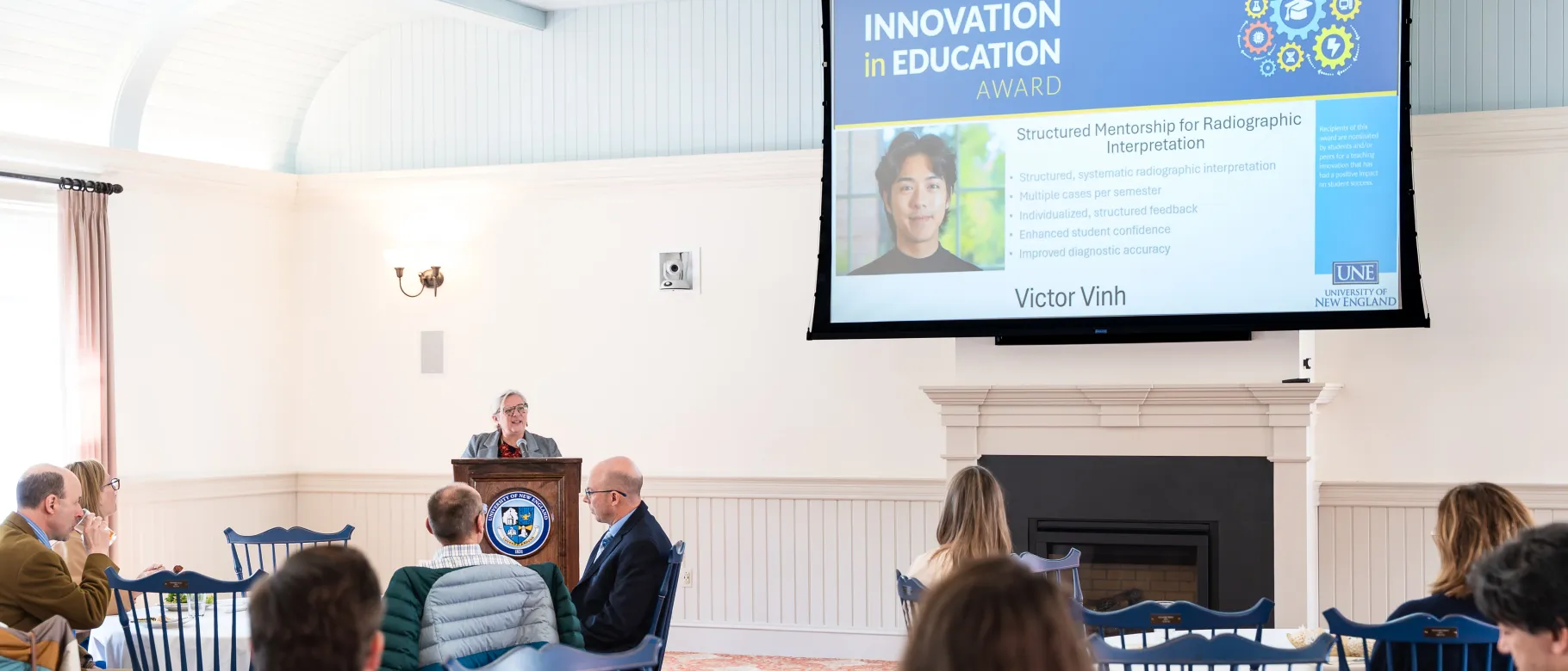 UNE honors 24 faculty and staff at annual Innovation in Education Award ceremony
