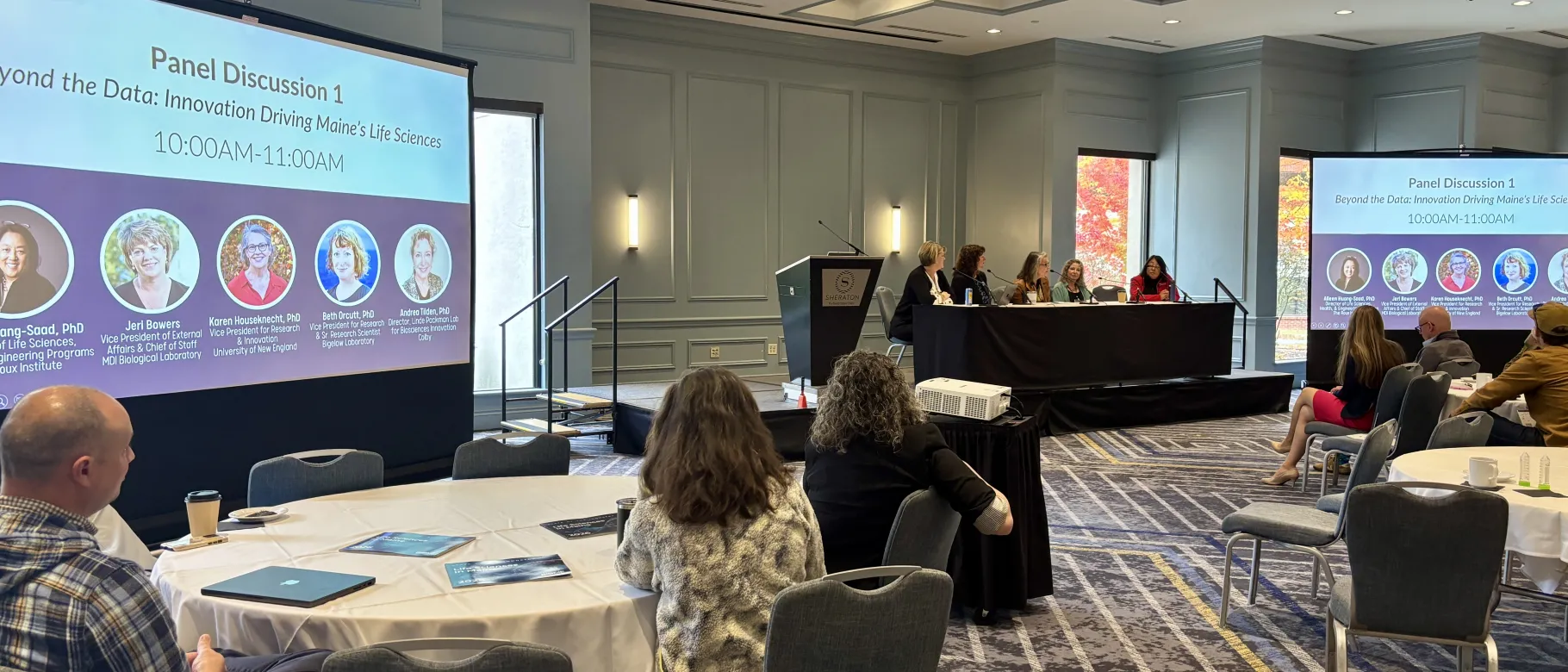 As BioME Conference celebrates industry successes in Maine, keynote panelist Karen Houseknecht, Ph.D., vice president of Research and Innovation at UNE, highlights notable advances at the University 
