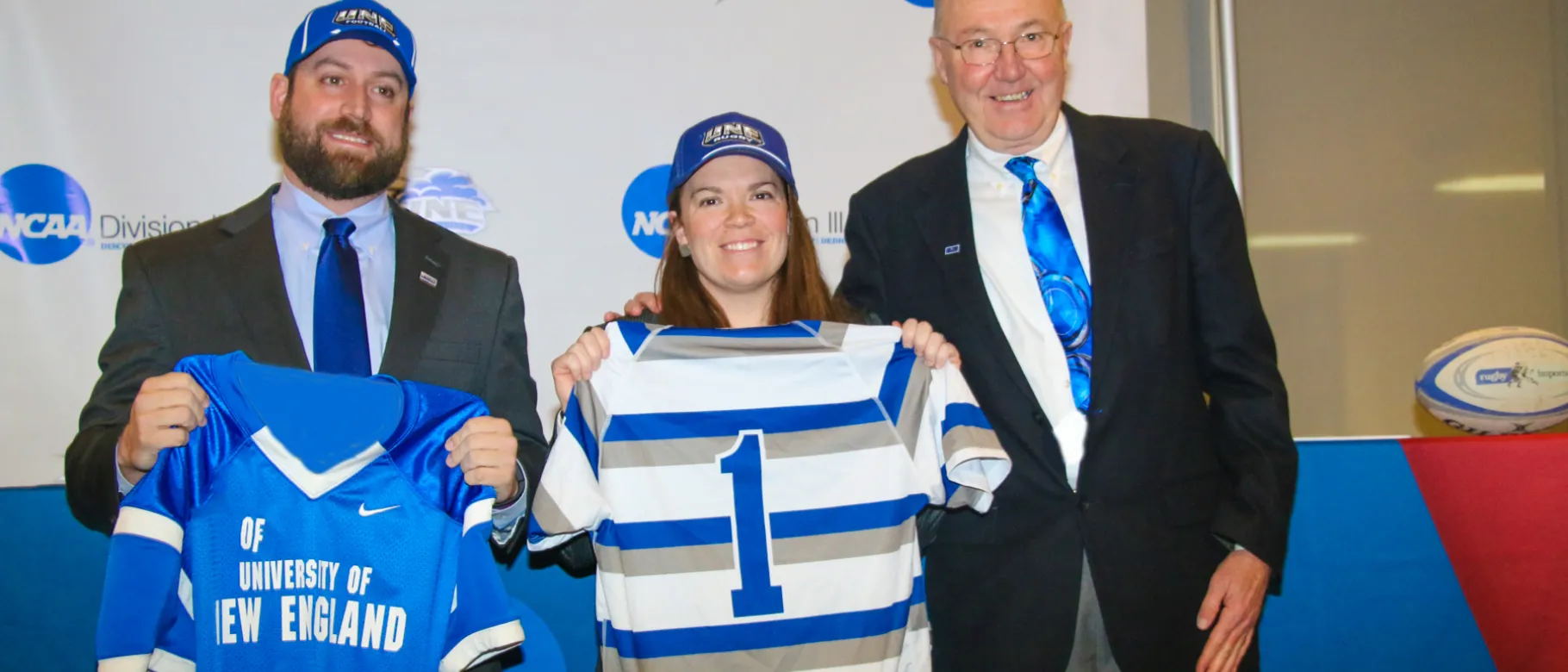Jack McDonald with Ashley Potvin and Mike Lichten