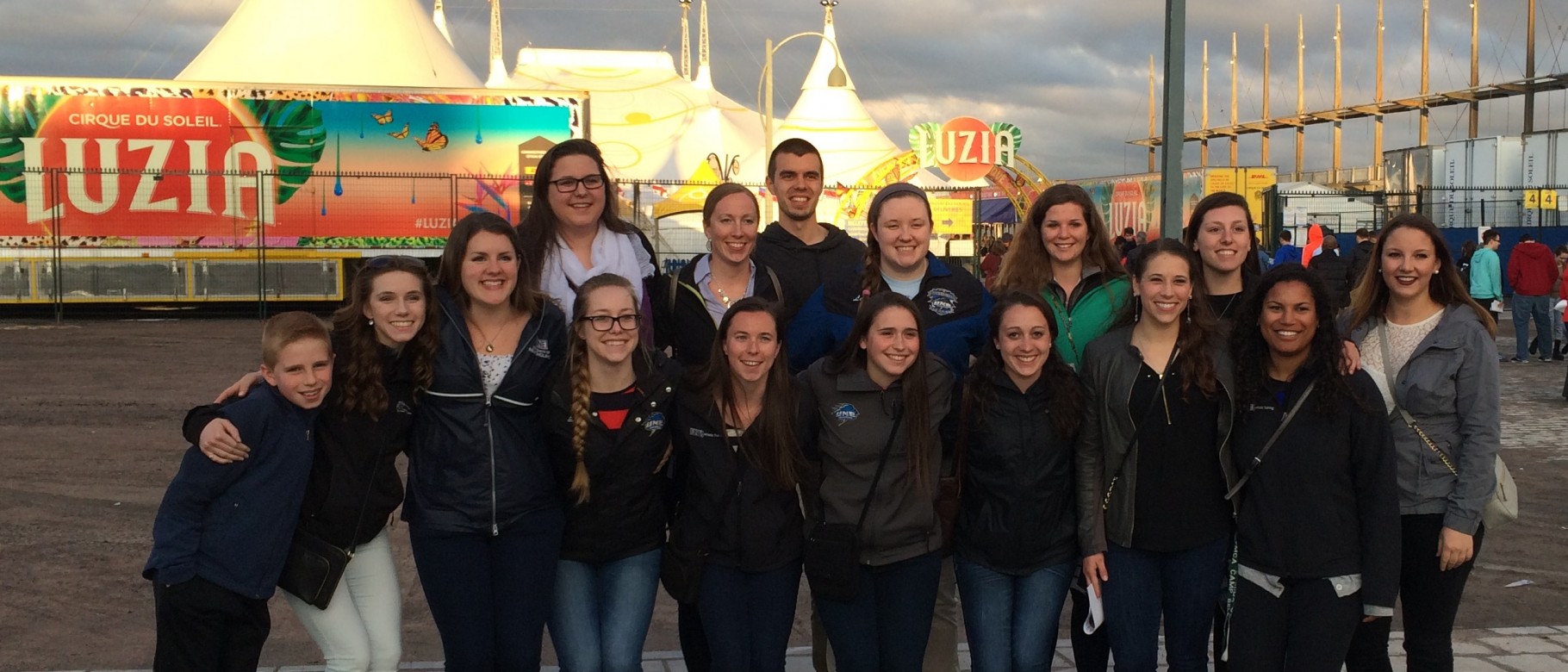 UNE Exercise and Port Performace students visit Cirque Du Soleil headquarters in Montreal