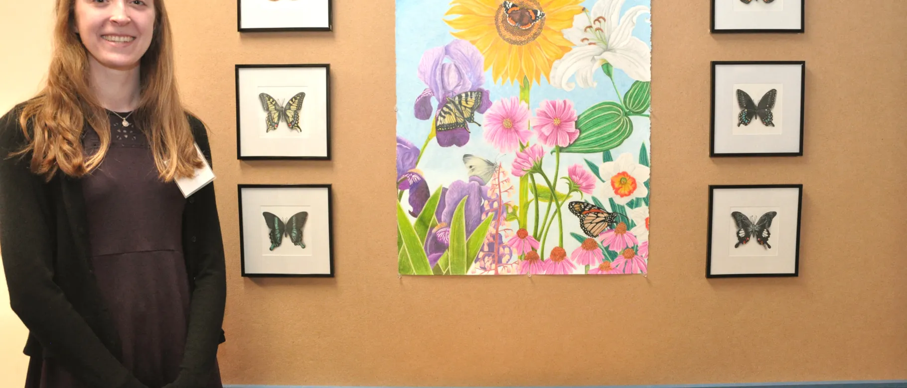 Rebecca Sherrier, winner in the Art Display category