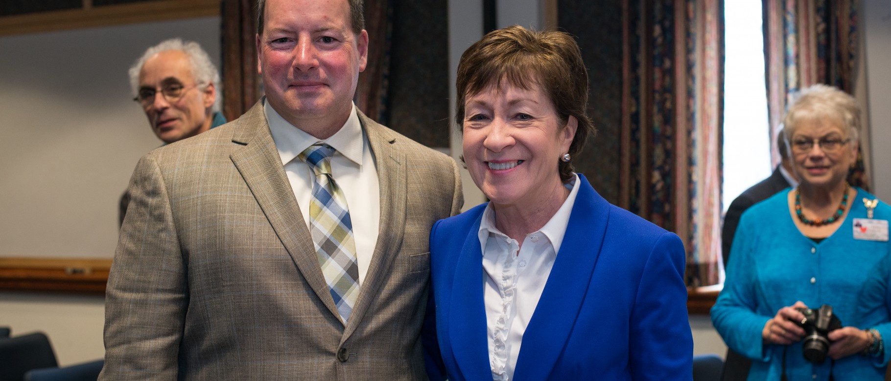 Ed Bilsky and Senator Susan Collins