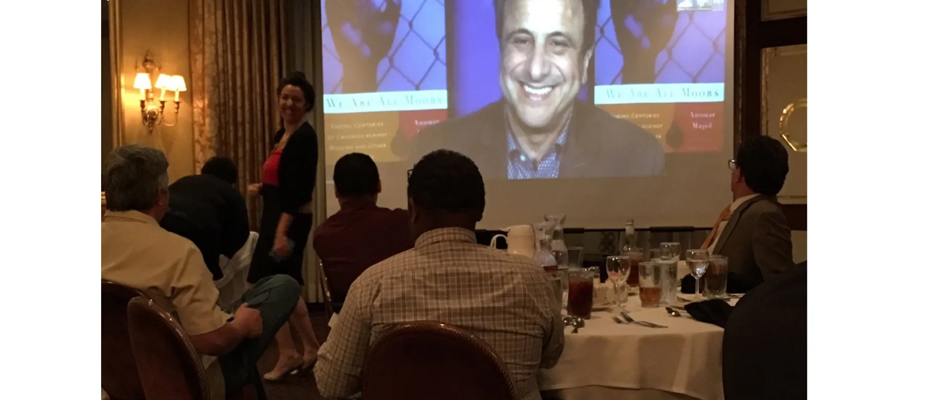Anouar Majid delivers a keynote address in Louisiana