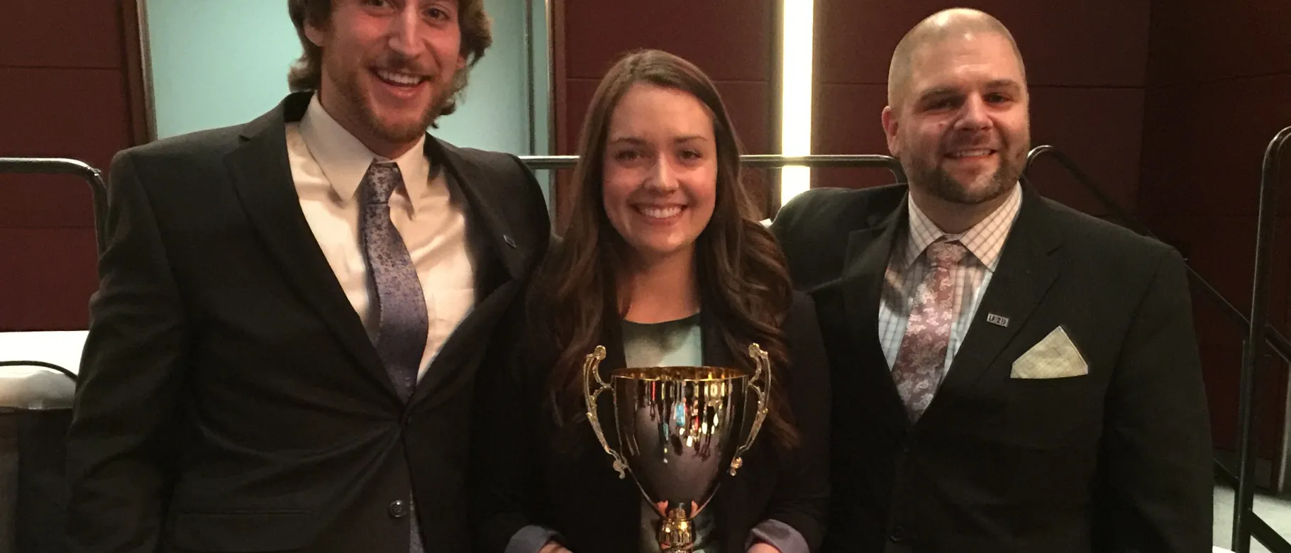 L-R: Alex Kerbaugh, Ava Lindert and David Veleck