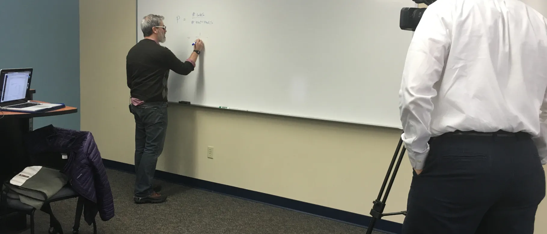 Craig Tennenhouse writes a computation to illustrate probability