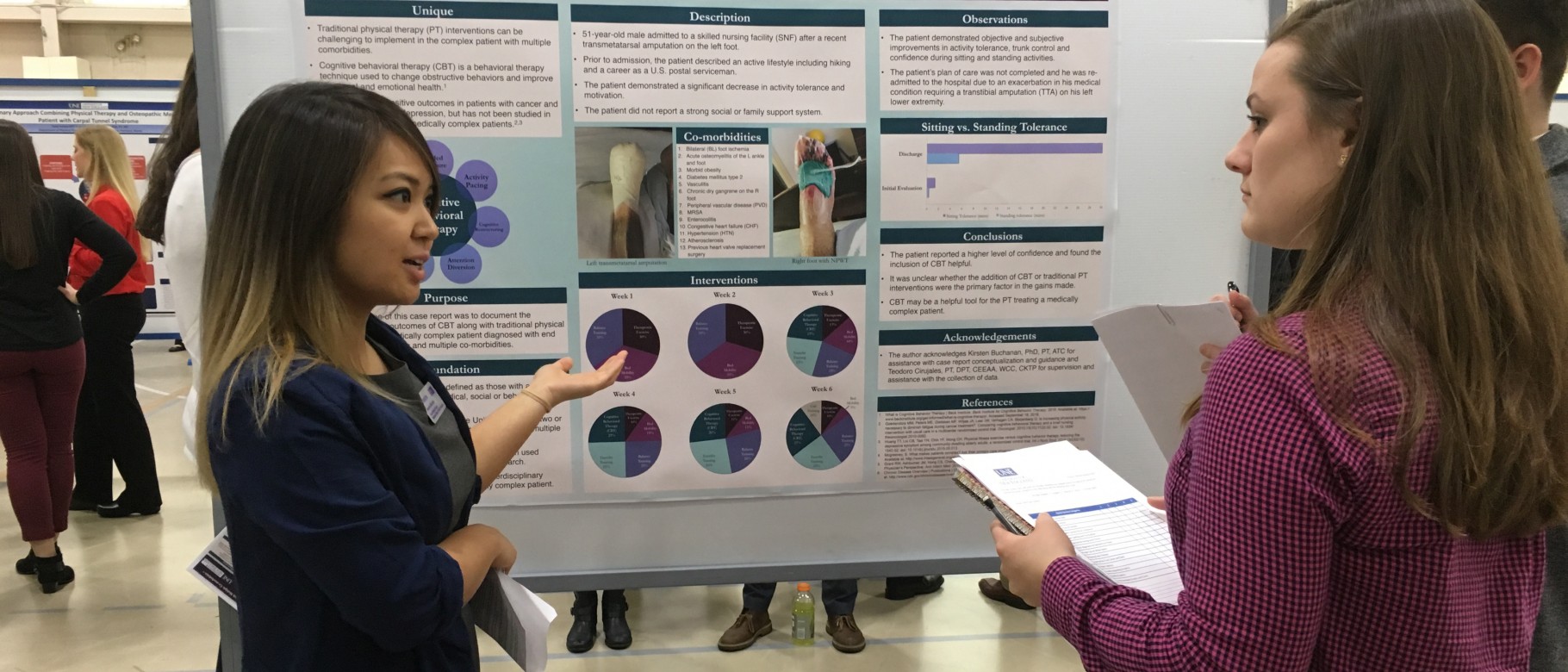 UNE Doctor Physical Therapy students, faculty present research at scholarship symposium