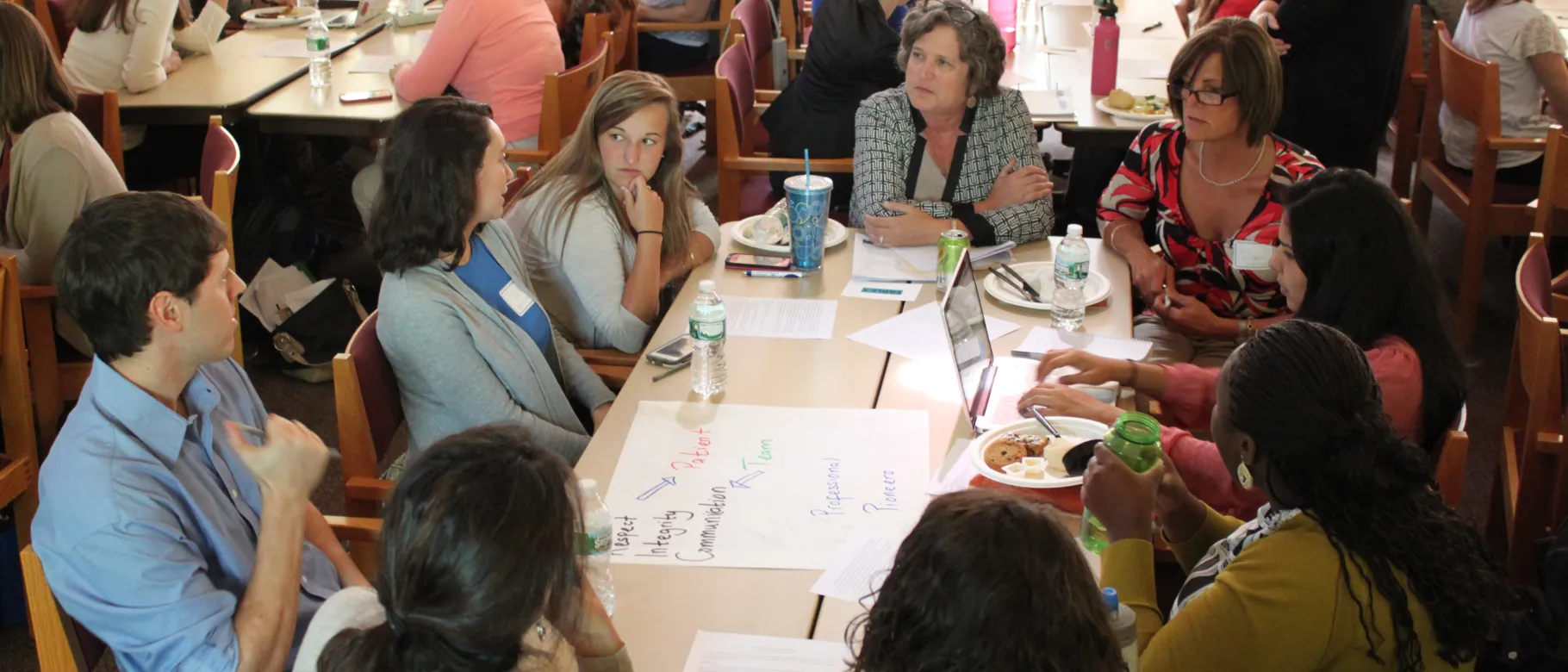 UNE students and faculty participate in an Interprofessional Team Immersion exercise