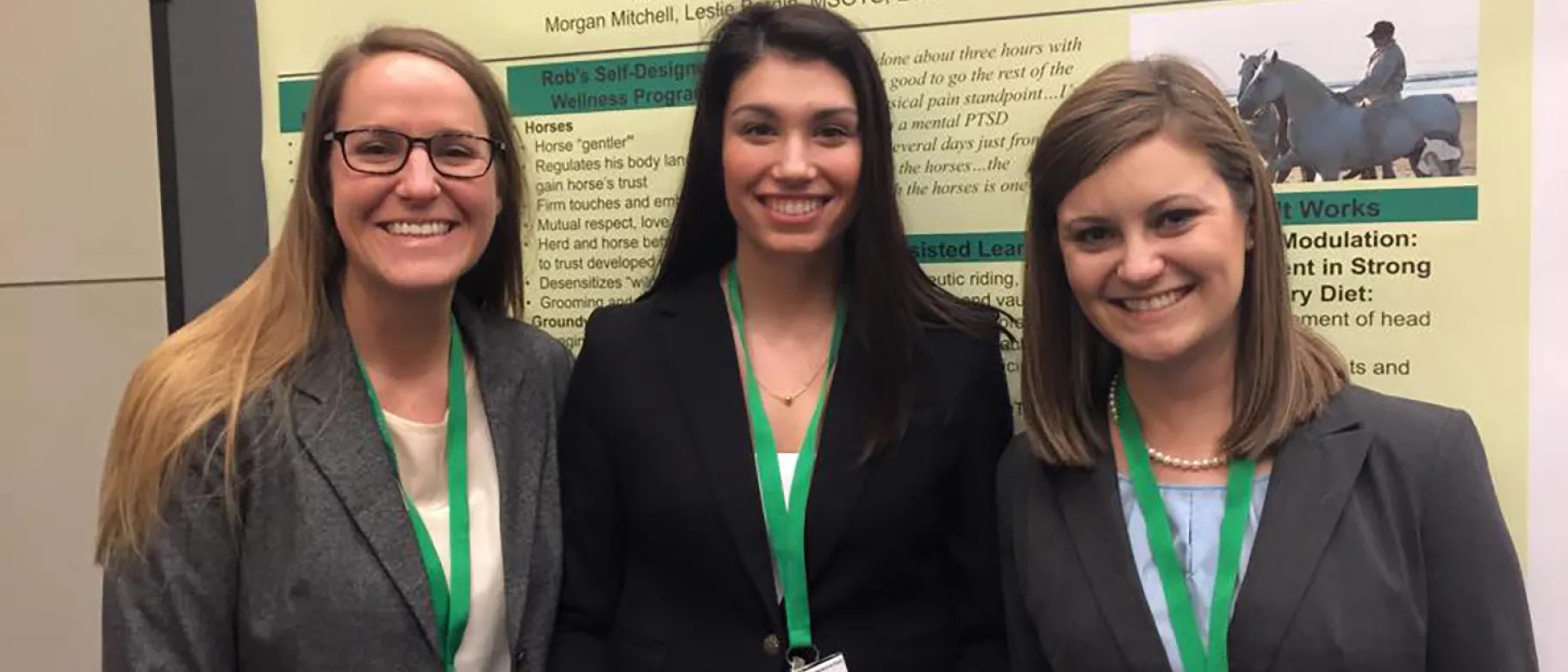 Rebecca Masterjohn, Morgan Mitchell and Leslie Bardin