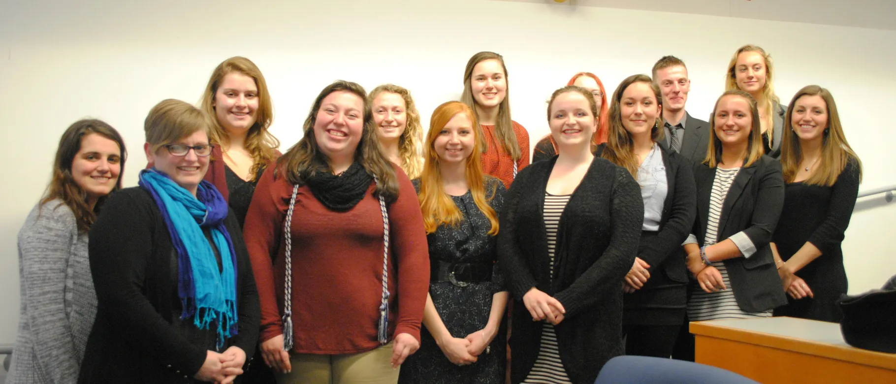 2015-2016 PSI CHI Honor Society inductees