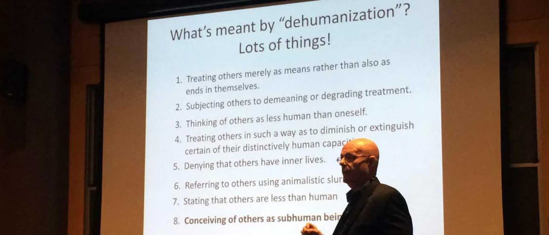 David Livingstone Smith at Tufts Medical Center
