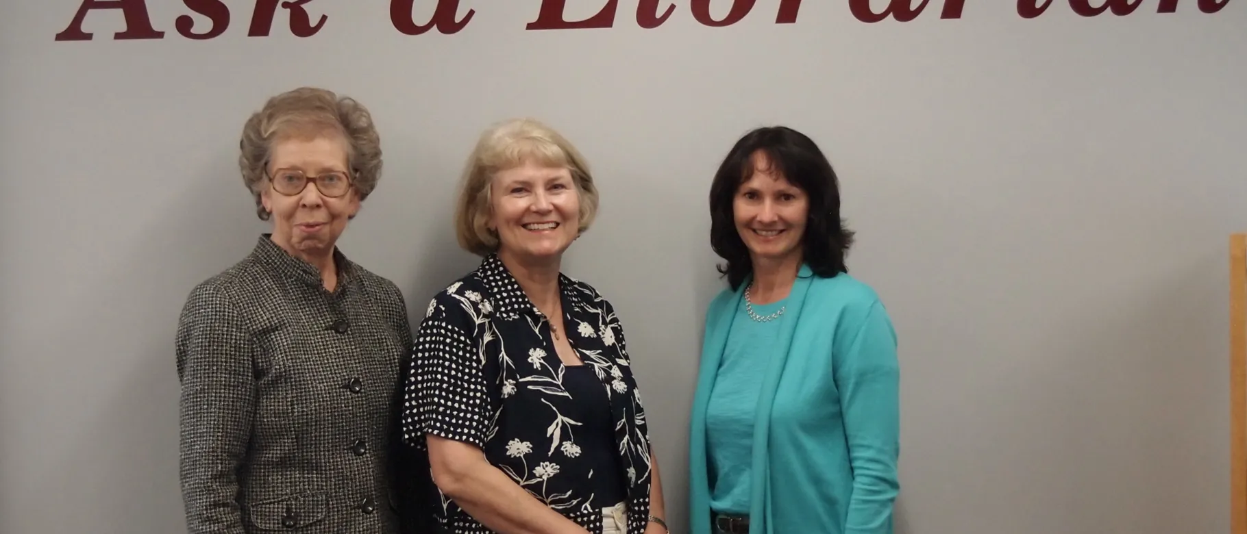 L_R: Roberta (Bobby) Gray, Regula (Regi) Robnett and Elizabeth (Beth) Dyer