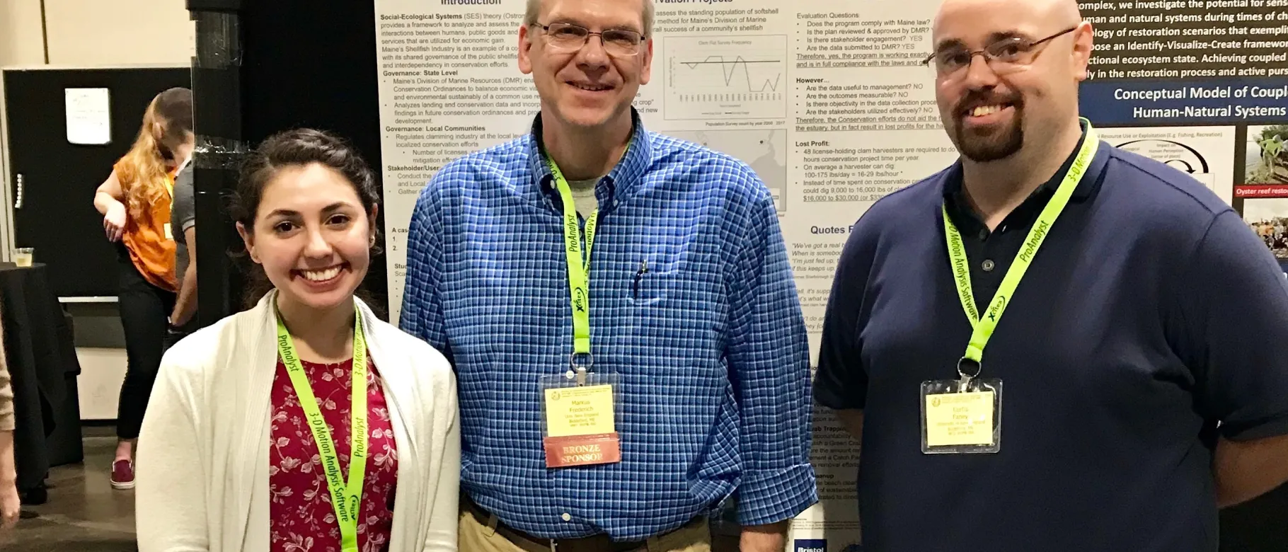 Ariella Danziger, Markus Frederich and Curtis Fahey at the SIBC annual meeting in Tampa, Florida