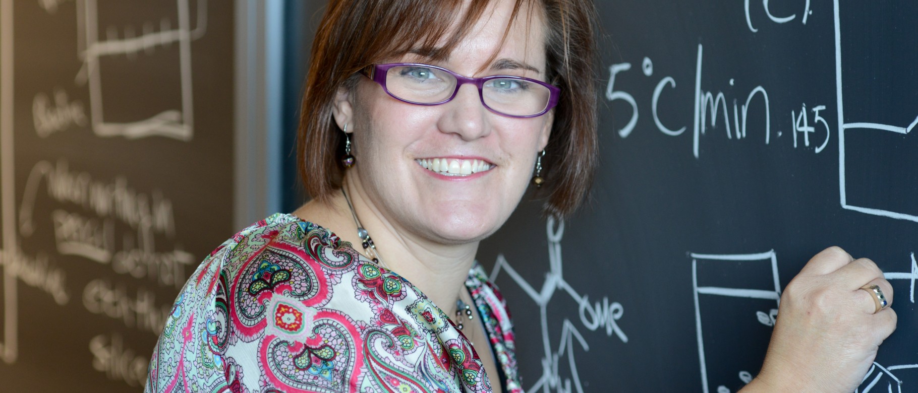 Amy Deveau, associate professor and assistant chair of the Department of Chemistry and Physics