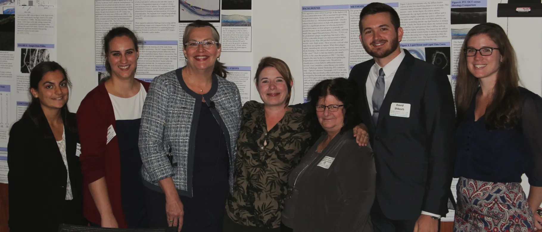 Taxiarhia Arabatzis, Evangeline Green, Karen Houseknecht, Meghan May, Carol Brenner, David Shbeeb and Morgan O’Leary