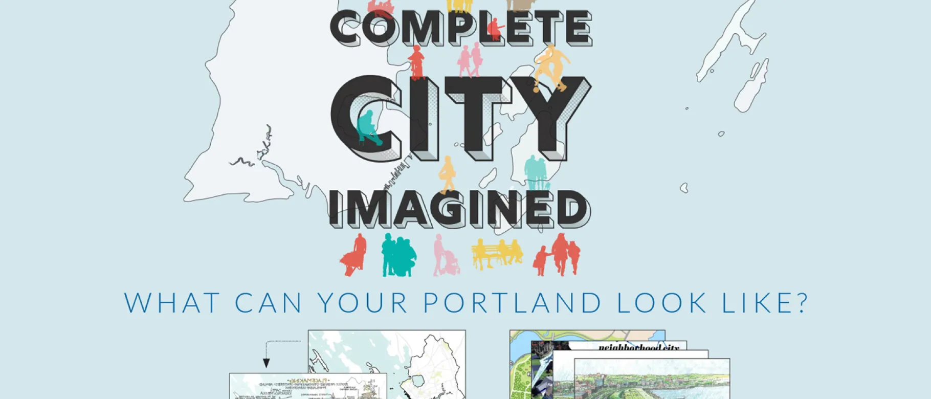 advertisement for The Complete City: Imagined exhibition