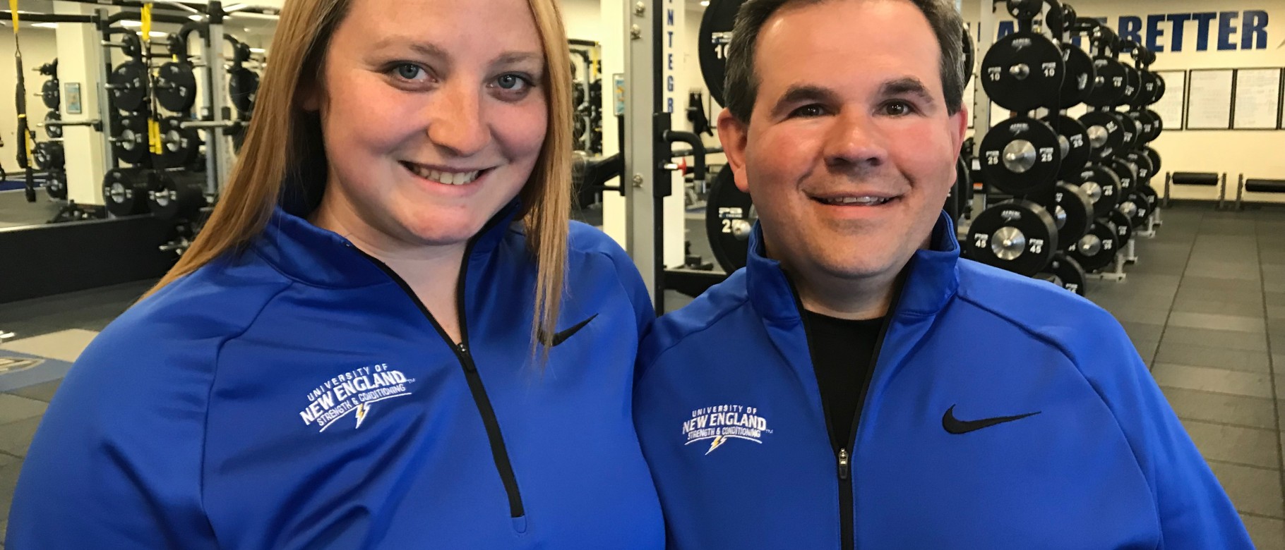 UNE's Lyndie Kelley and Heath Pierce discussed the importance of strength training on Maine Calling