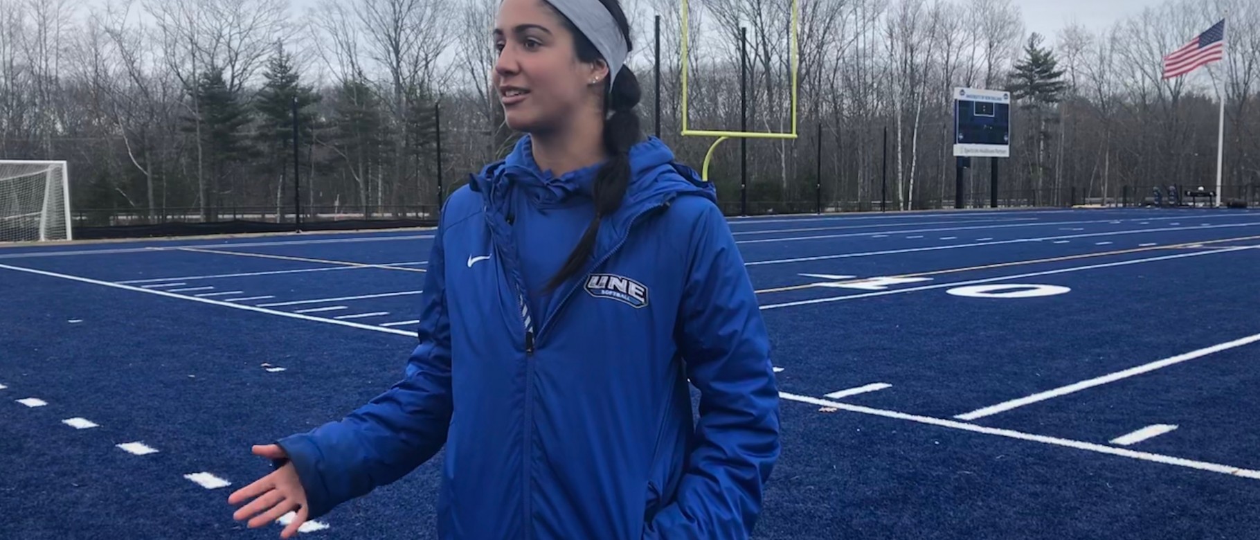 Andrea Gosper, an intern with the UNE football coaching staff, will head to Bills' training camp in July