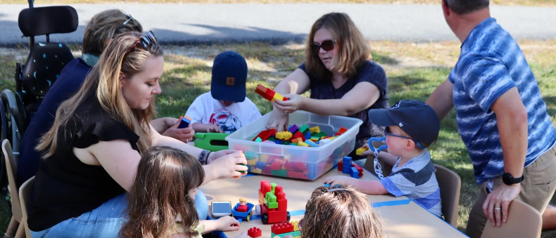 A record number of parents and children attended this year's LEND picnic