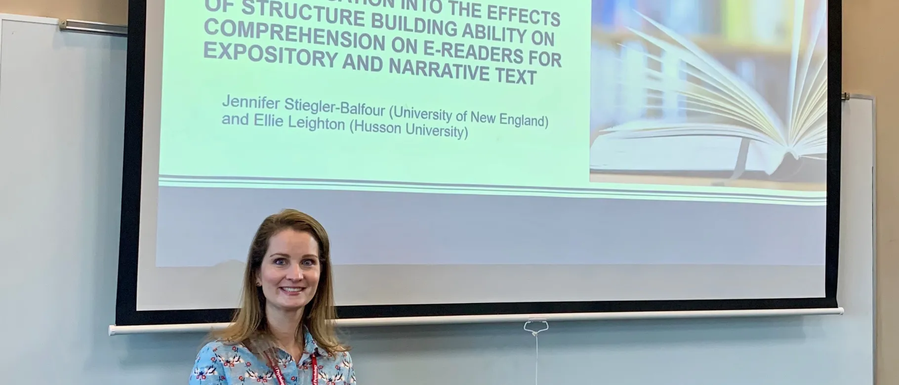 Jennifer Stiegler-Balfour recently presented in Manchester, New Hampshire at the annual NEPA conference