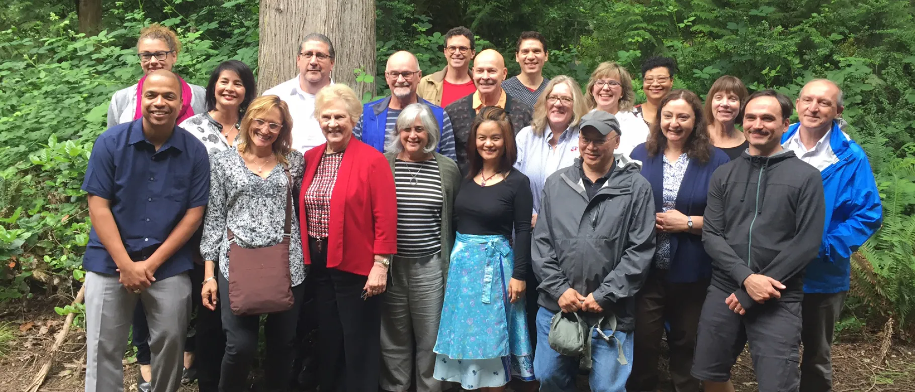 Shelley Cohen Konrad poses with conference participants